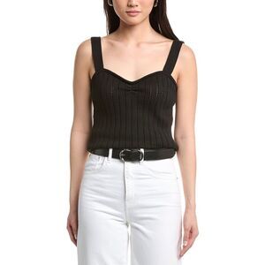 Nation Ltd Womens  Cali Sweater Tank, Black